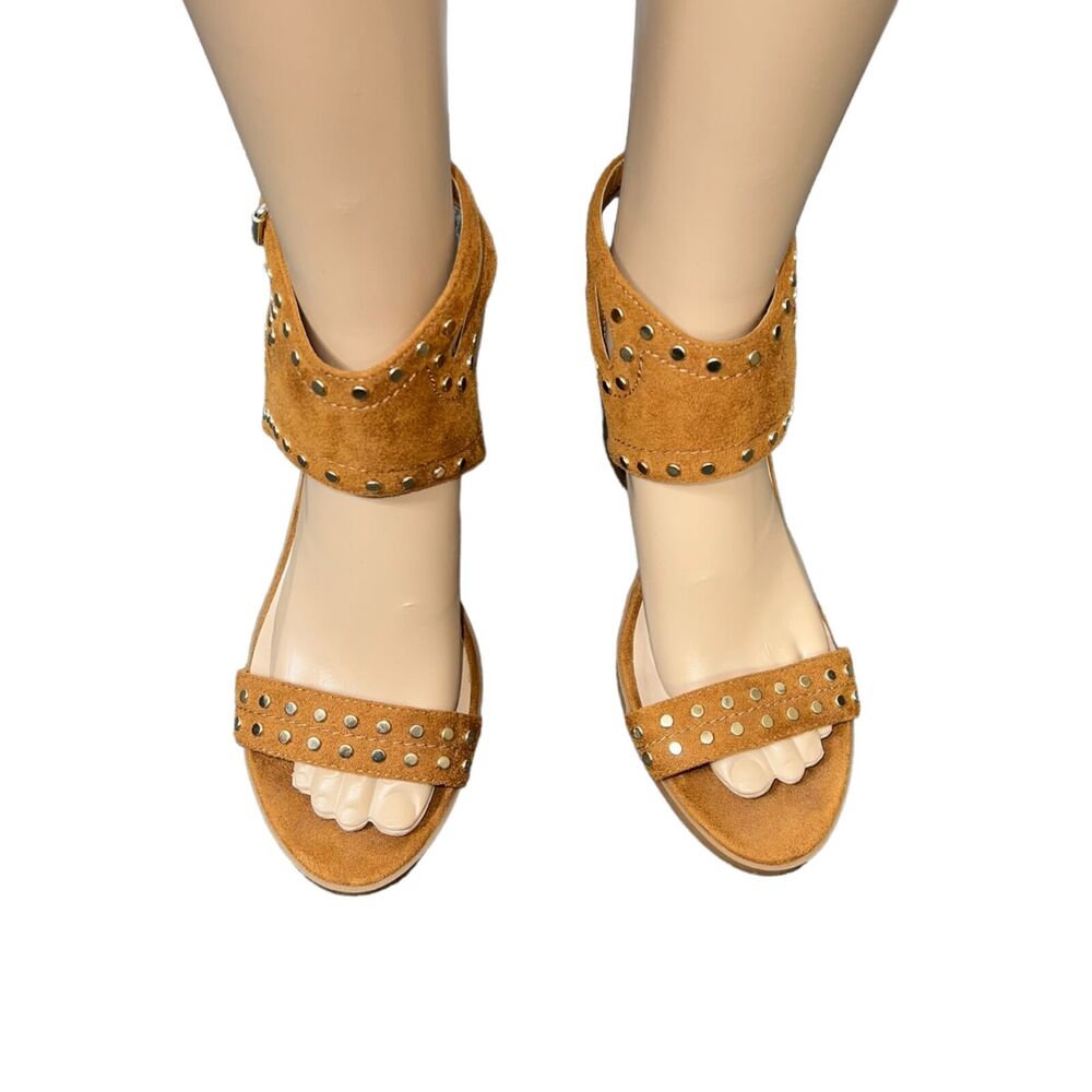 Soda from Buckle Womens High Heel Sandals Faux Leather Studded Strappy Size 9 - Picture 7 of 13
